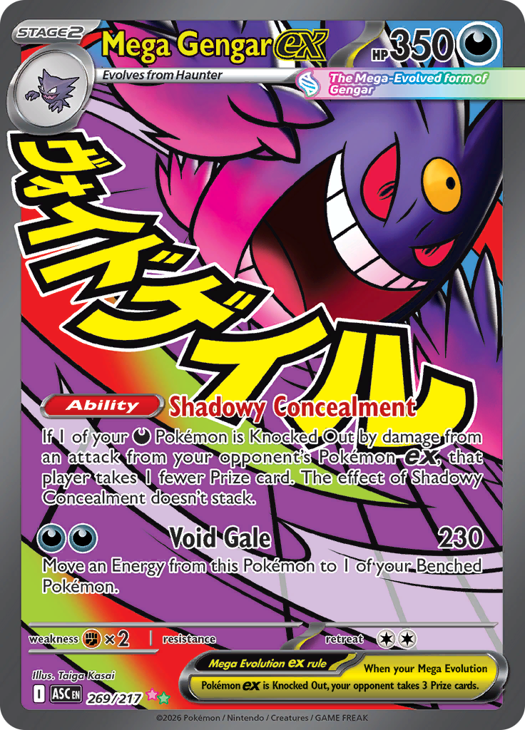 Mega Gengar EX slab, grade 9.5