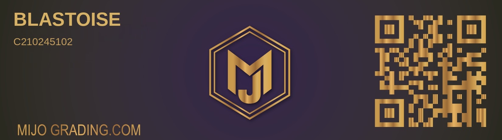 Mijo Grading label — certificaat en QR-code